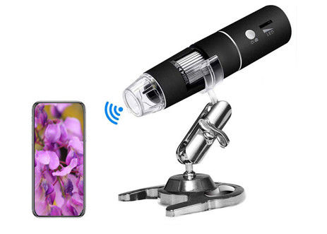 LED USB Wifi Optyczny mikroskop cyfrowy 1080P HD 2MP 1000X Monokularowy