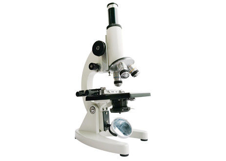 50X 1250X Studencki mikroskop biologiczny Monokularowy związek 3 otwory Monokularowa głowica