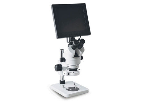 7X-45X Zoom Lornetkowy mikroskop stereo z kolorowym monitorem wyświetlacza i oświetleniem LED do naprawy telefonów komórkowych