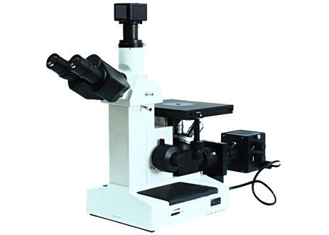 Trinokularowy odwrócony mikroskop optyczny Biologiczna lampa halogenowa PL L40X WF10X