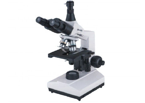Trinocular WF10X 1600X Odwrócony mikroskop biologiczny Złożona lampa halogenowa 6V 20W