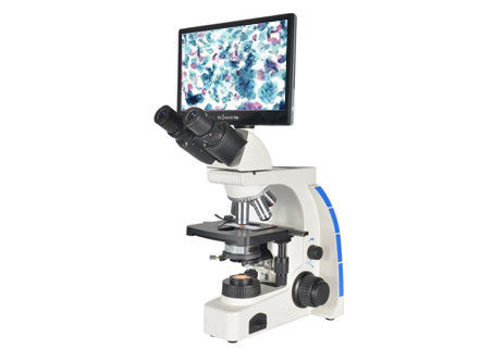 Biologiczny bezprzewodowy mikroskop trójokularowy Lcd Cyfrowy WF10X Kontrast fazowy 20 mm