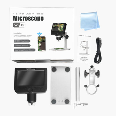 Uchwyt z przyssawką 1080P 1000X Ręczny przenośny mikroskop cyfrowy Wifi do komputera Ipad IPhone z systemem Android