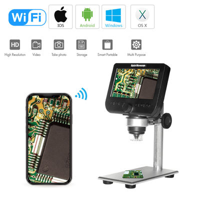 Uchwyt z przyssawką 1080P 1000X Ręczny przenośny mikroskop cyfrowy Wifi do komputera Ipad IPhone z systemem Android