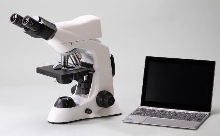 4-pozycyjny 40-krotny laboratoryjny mikroskop biologiczny ze stopniem mechanicznym