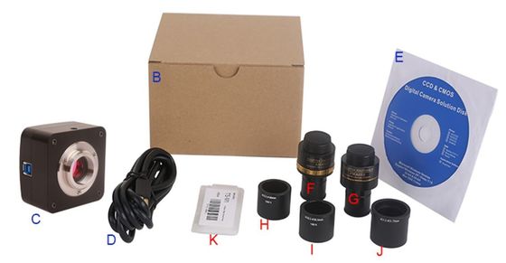 101,2 FPS Cmos Kamera mikroskopowa USB 640x480 Rozdzielczość sprzętowa Zakres 3M pikseli