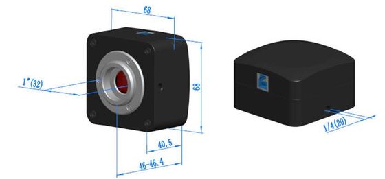 C Mount Mikroskop Usb 3.0 Cmos Camera Hardware Rozdzielczości potoku wideo ISP